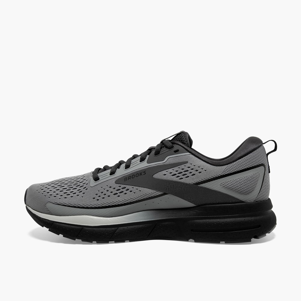 Chaussures Running Route Brooks Trace 3 Grise Noir Homme | MOI-5224573